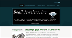 Desktop Screenshot of bealljewelers.com