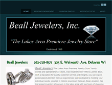 Tablet Screenshot of bealljewelers.com